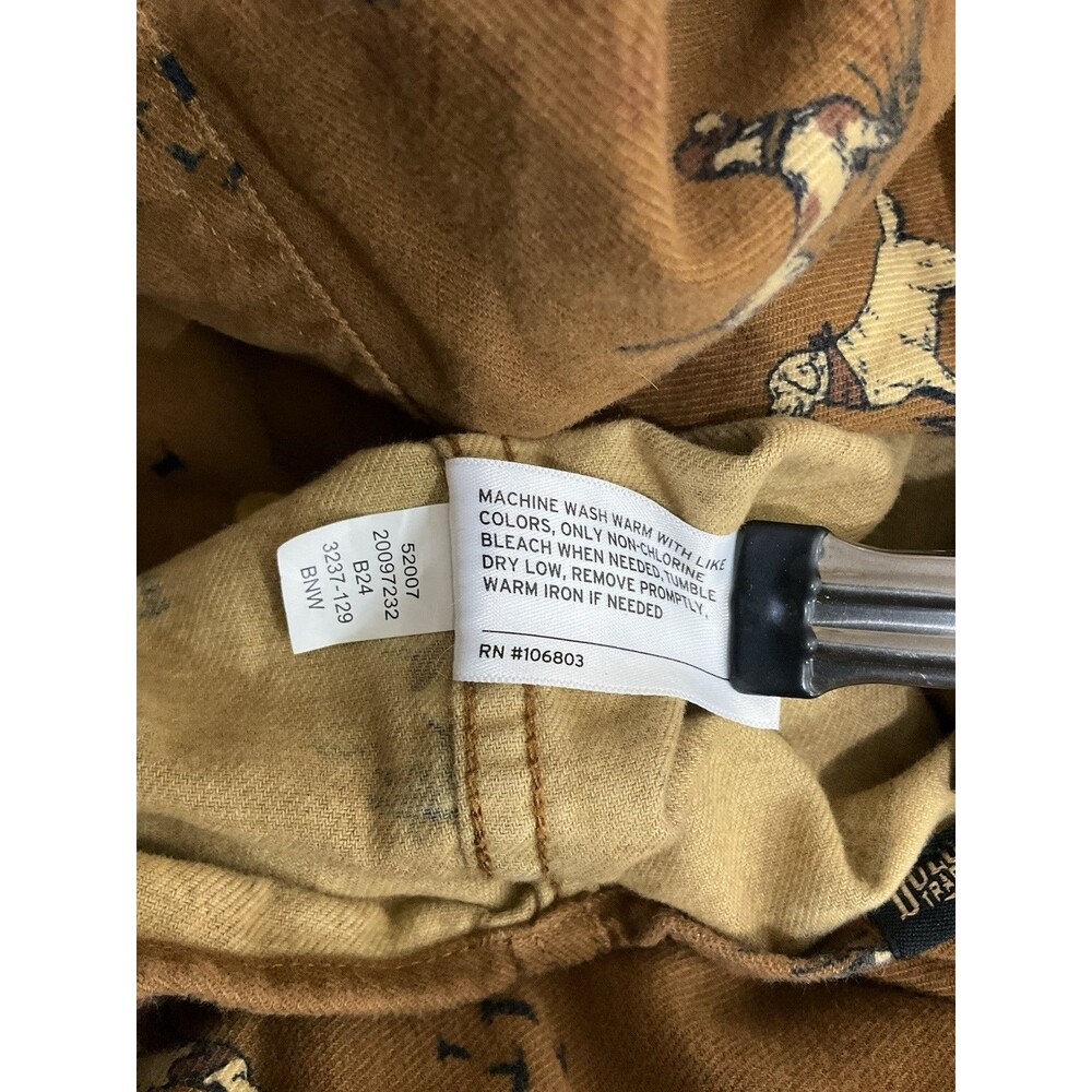 Duluth Trading Co Men's Brown Printed Button-Up Shirt - Picture 6 of 8